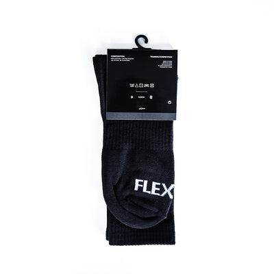 Flexion Basic Crew Socks - Black