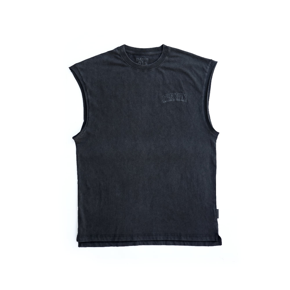 Flexion Downtown Training Tank - Washed Black