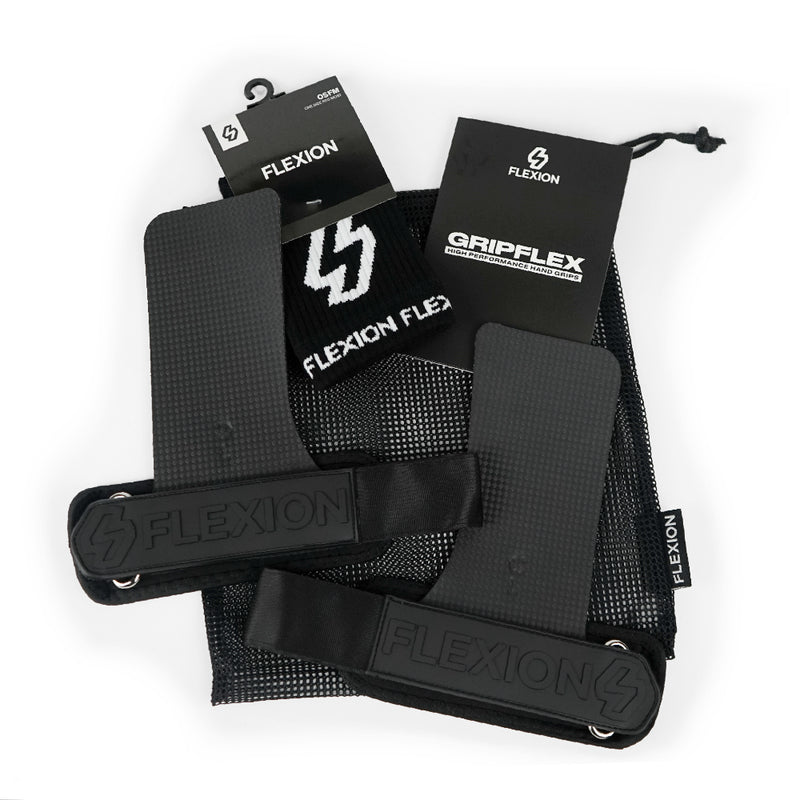 Flexion GripFlex Fingerless Grips - Black
