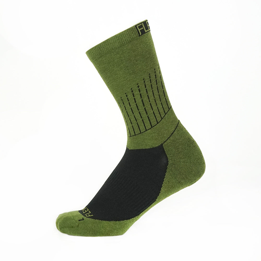 Flexion ArchFlex Crew Socks - Safari