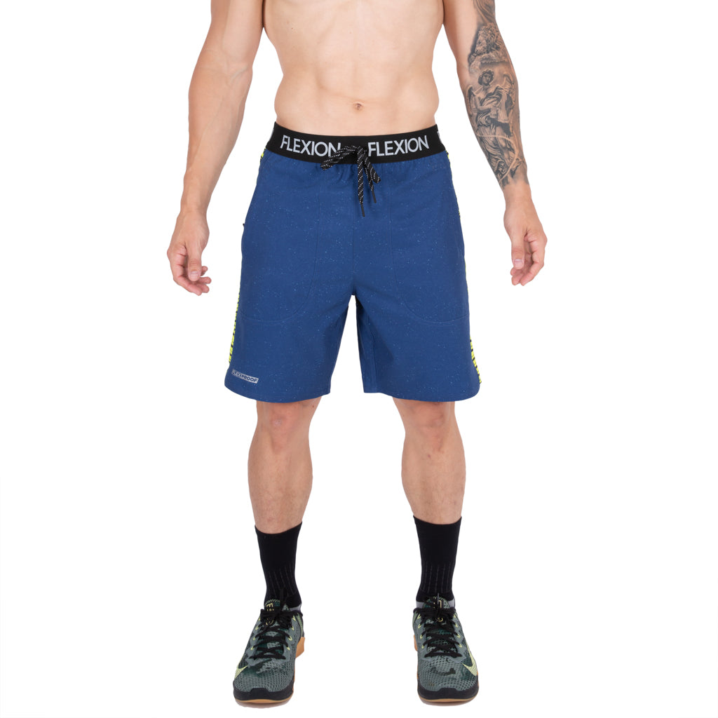 FlexProof Shorts - Blue Rock Neon
